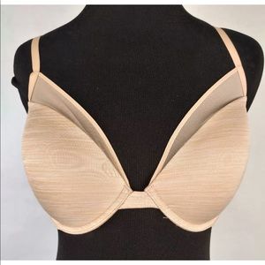Victoria's Secret Women's Bra Padded Sexy Plunge Sz 32DD Tan New